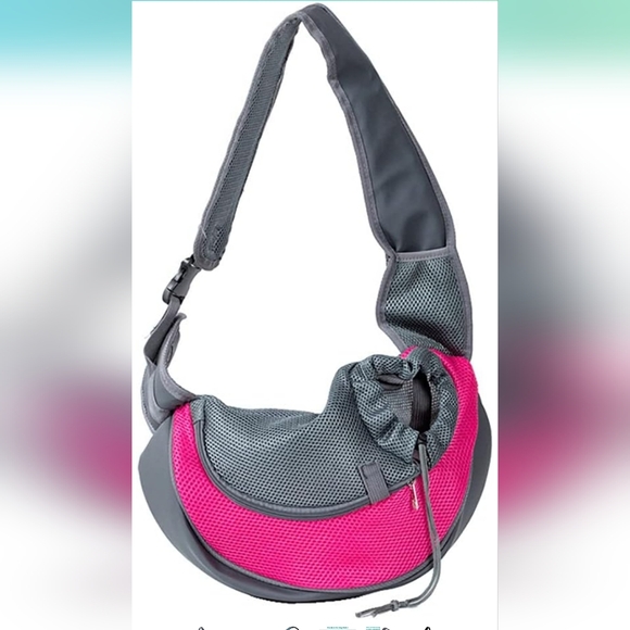 Pet Sling, Pet Dog Sling Carrier Adjustable Dog Satchel Carrier BagSz S | NWOT - Picture 2 of 10